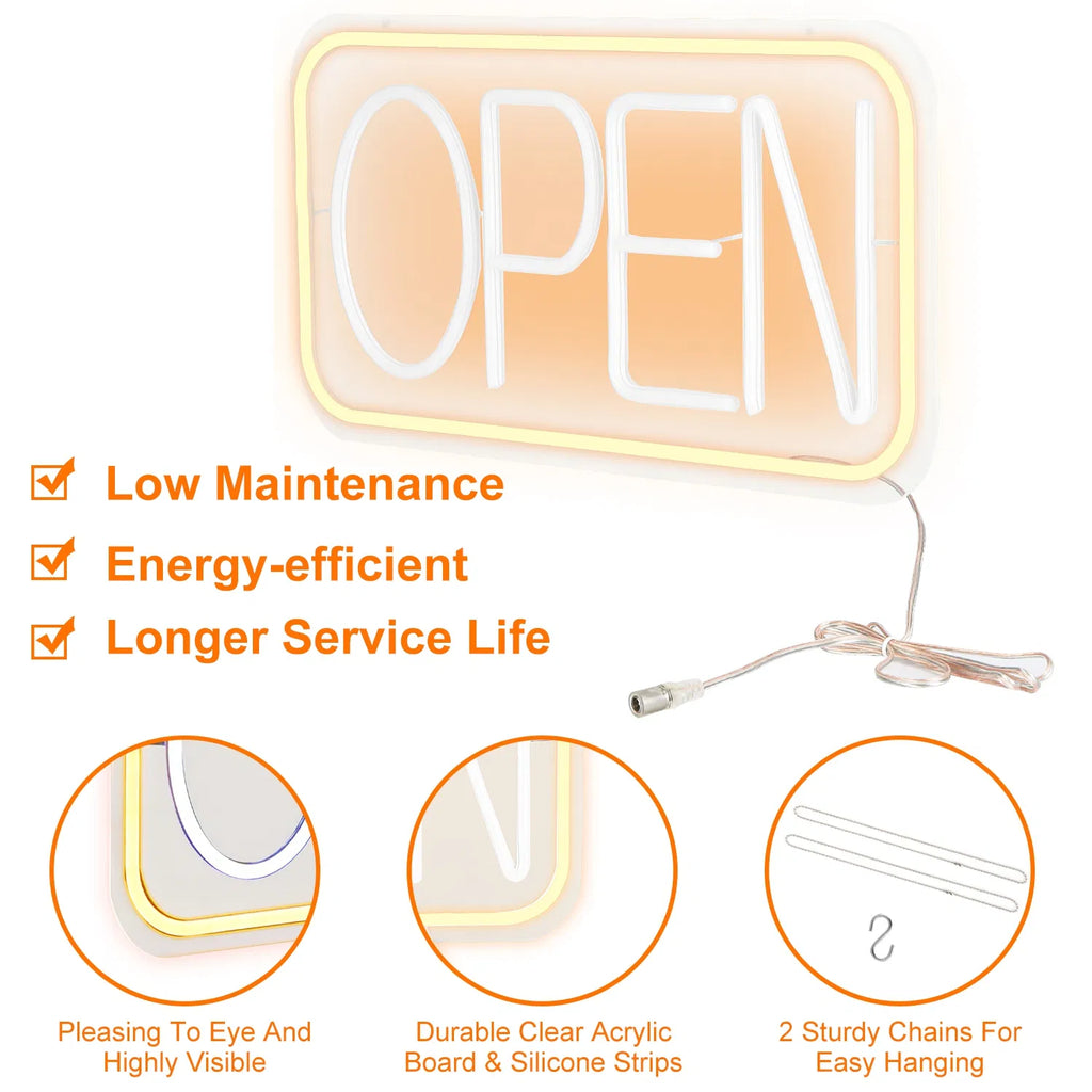 Panneau ouvert de LED d'affaires