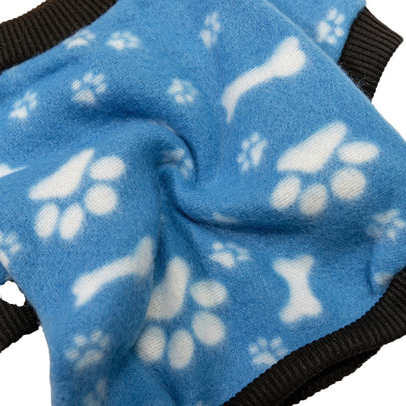 Chien AutomneHiver Shaggy Fleece Sweatshirt Vêtements pour animaux de compagnie