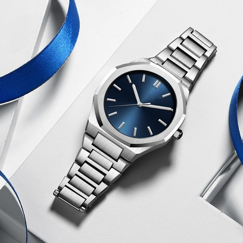 Mouvement Quartz Montres homme carrées deux pièces étanche