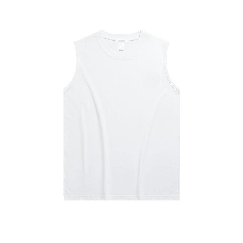 Undershirt en coton massif pour homme Saison d'été