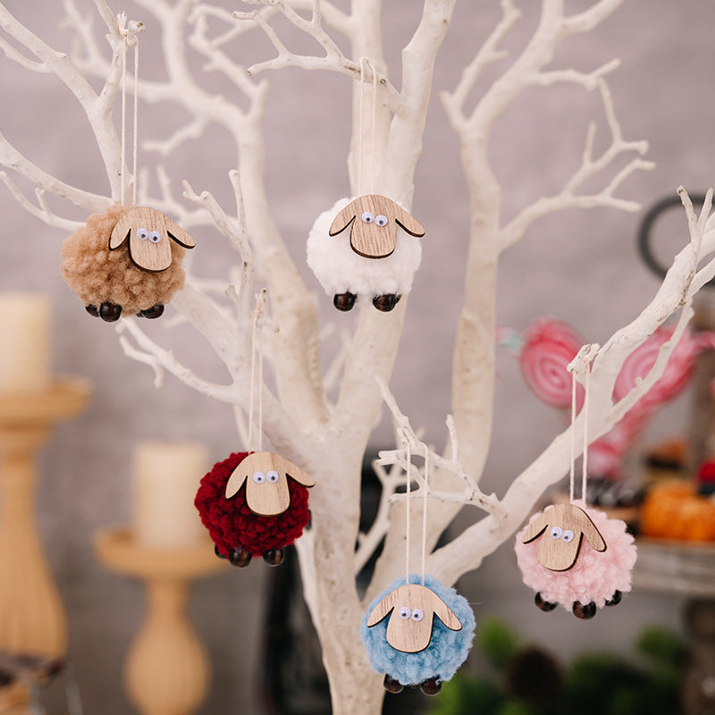 Pendentif de cerf de Noël Felt Pendentif créatif