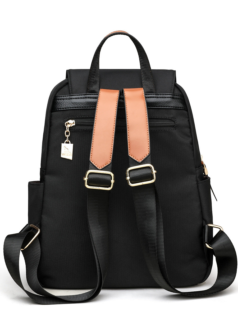 Sac à dos en nylon élégant pour les femmes style coréen Casual Business Commuter Bag