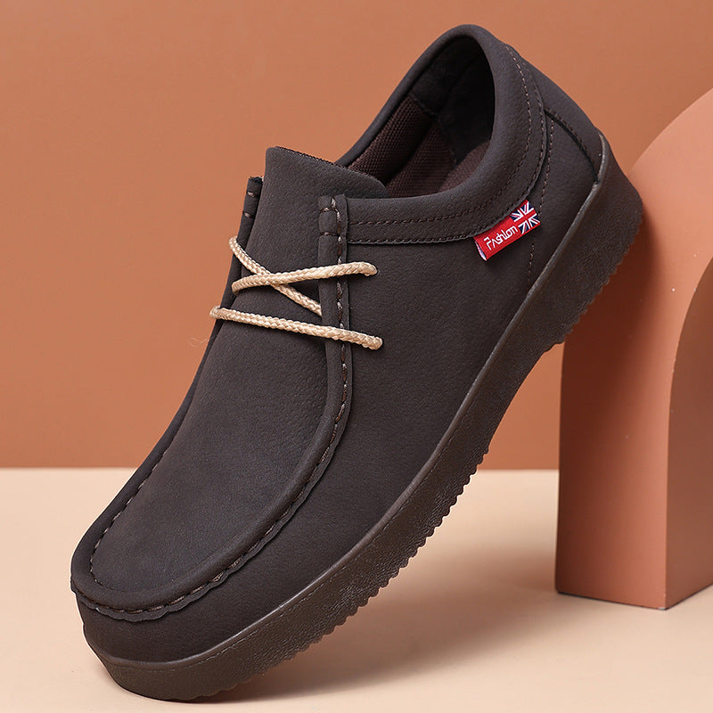 Robe en cuir véritable homme Chaussures décontractées - Confortable Respirant Business Mocassins formels
