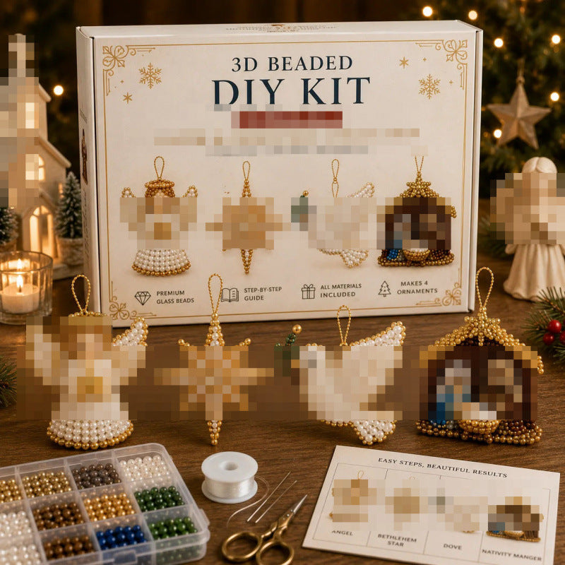 3D Perles Icônes de Noël Kit de bricolage