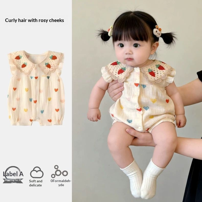 Été coton respirant bébé Onesie
