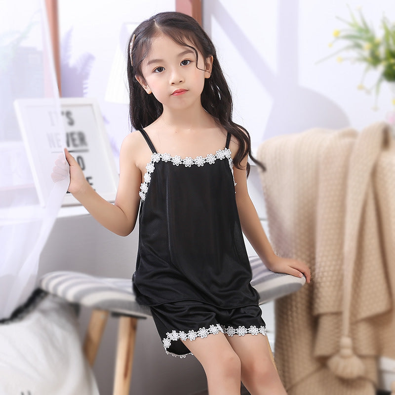 Produit mignon enfant Sling Pajamas Girl
