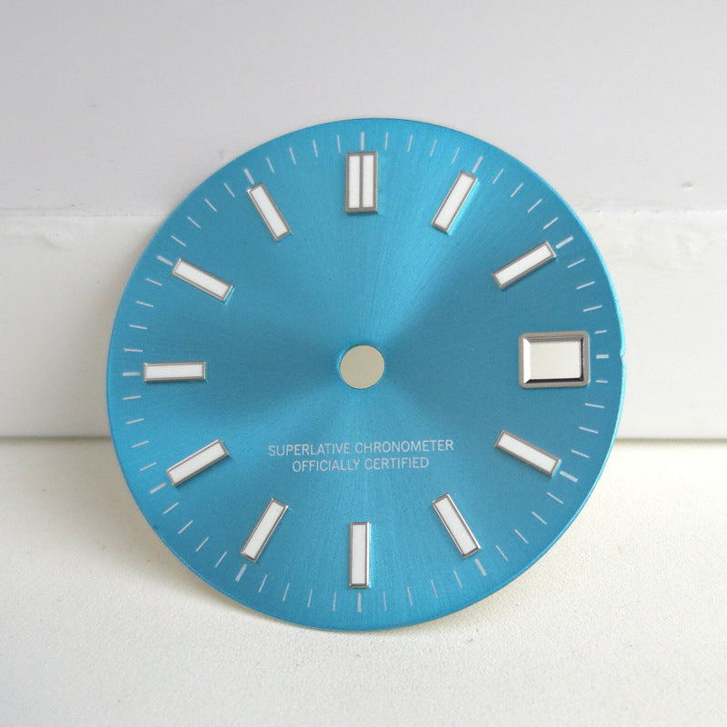 Cadran vert lumineux approprié pour la montre de mouvement