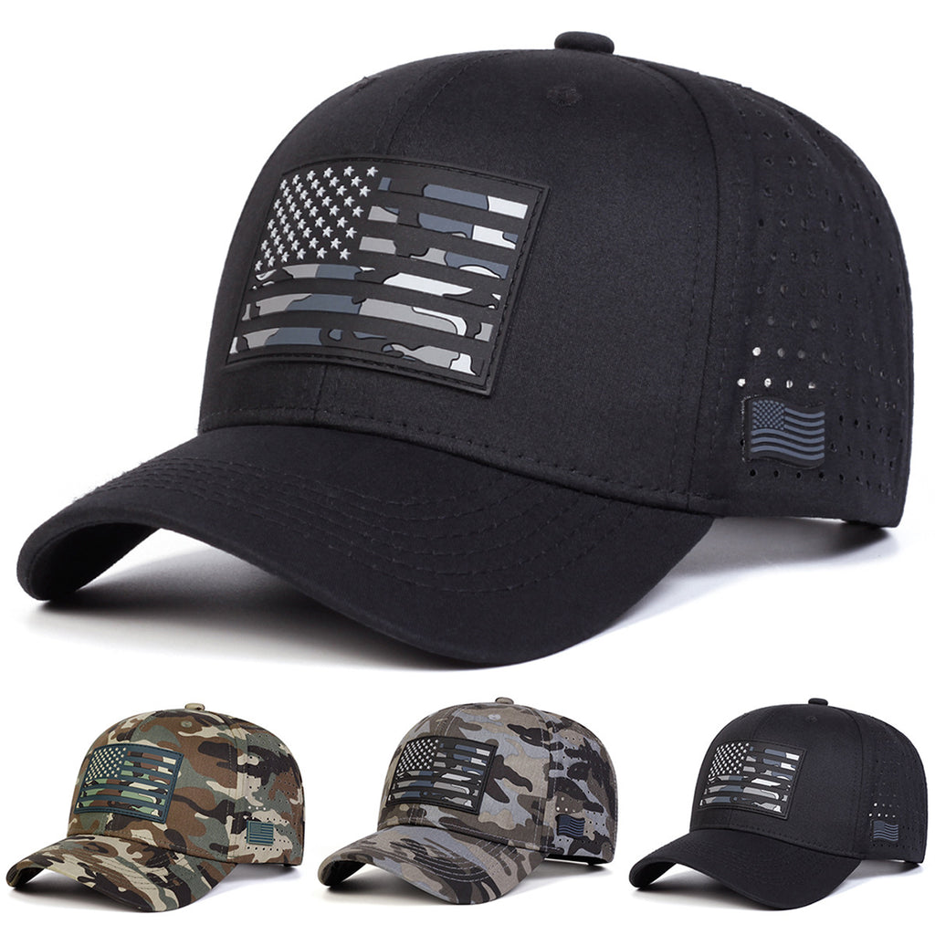 American Flag Three-Dimensional Printed Breathable Mesh Adjustable Fashion Trendy Baseball