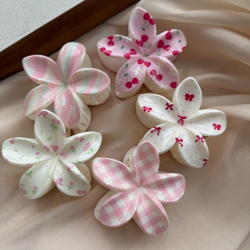 Femmes Empreinte florale Coiffure