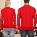 Sweater de Noël Jacquard à la vente chaude Un style de laid-back pour les couples