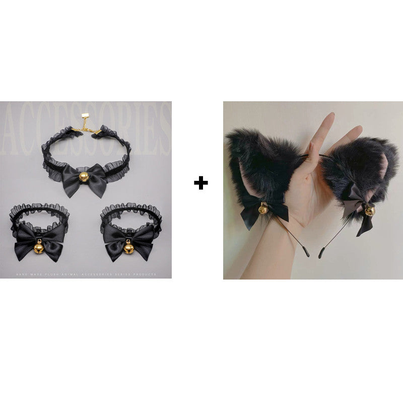 Bandeau d'oreilles de chat mignon en peluche