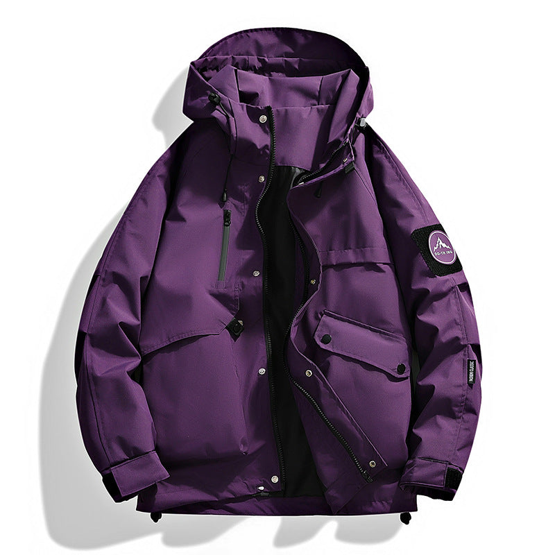 Veste à capuche pour hommes Vêtements de dessus décontractés élégants pour adolescents