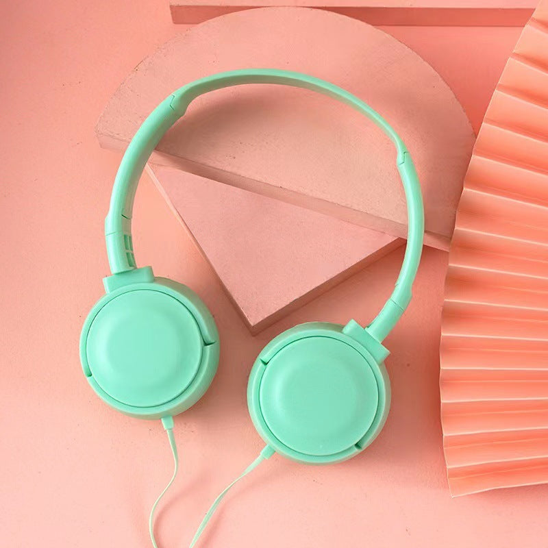 Casque filaire à tête en Macaron avec microphone