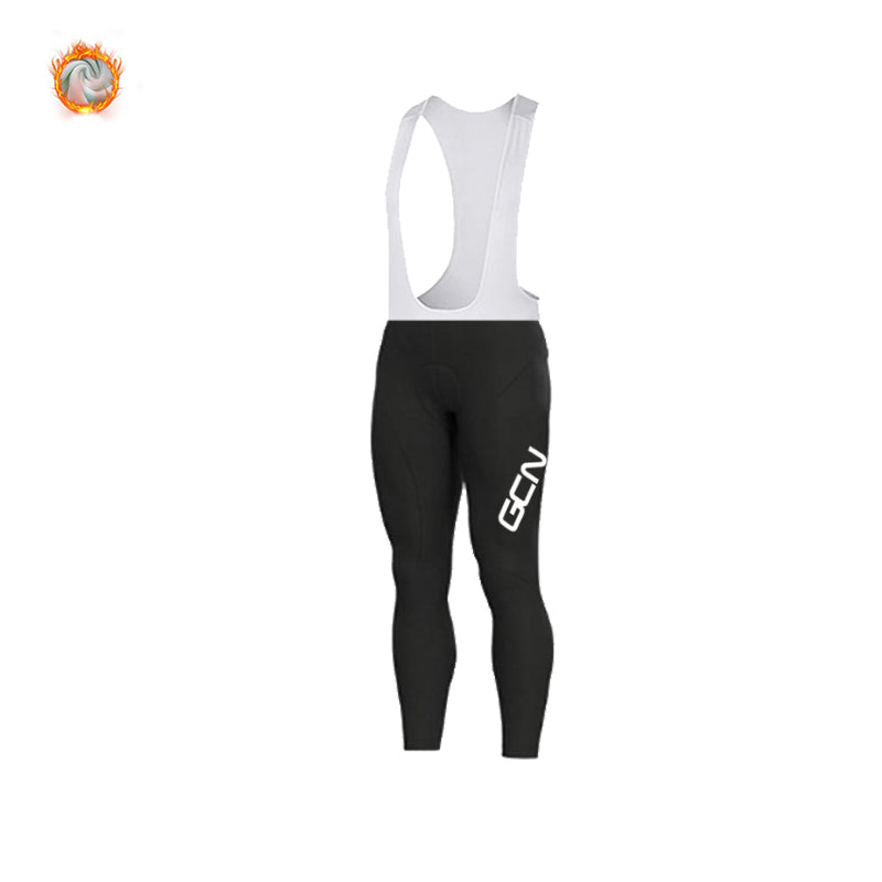 GCN Fleece Long Sleeve Cycling Jersey Cycling Jersey Running Winter Series