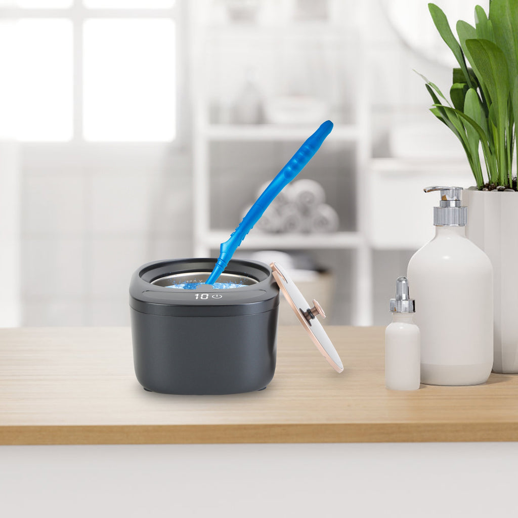 1Pc Ultrasonic Retainer Cleaner 45kHz Machine de nettoyage à ultrasons avec 3 modes 230ML Capac