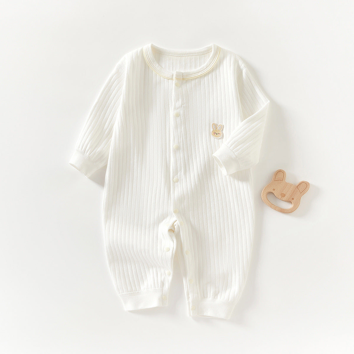 Pure coton désossé manches longues Baby Onesie