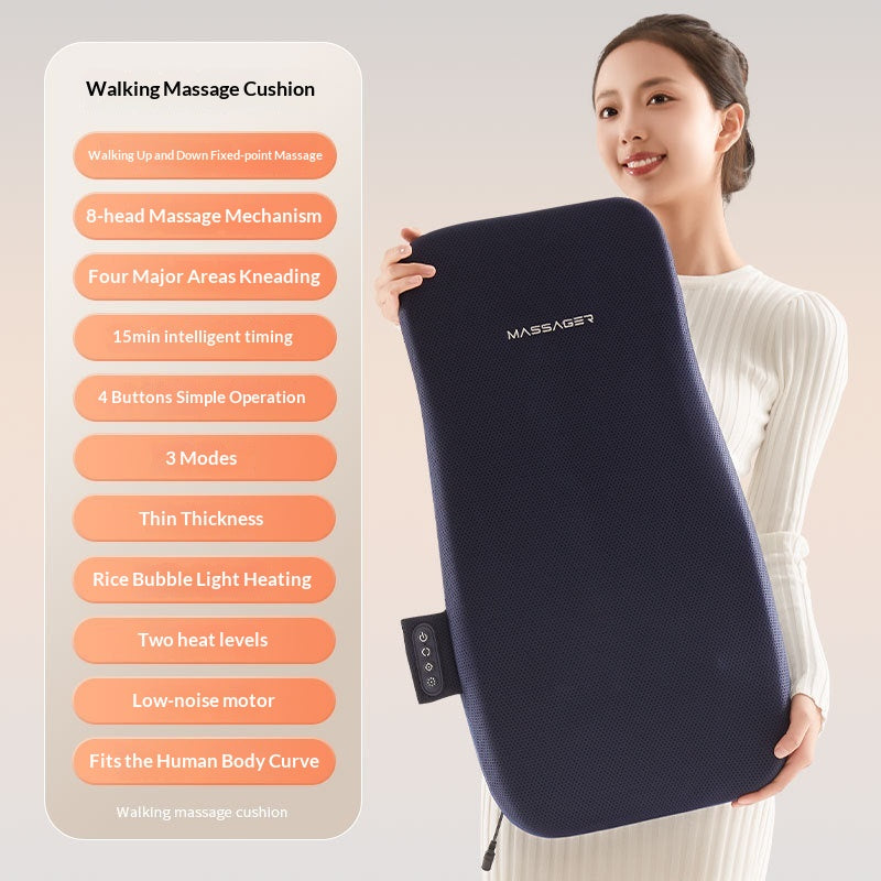 Coussin de massage extra-long et masseur arrière