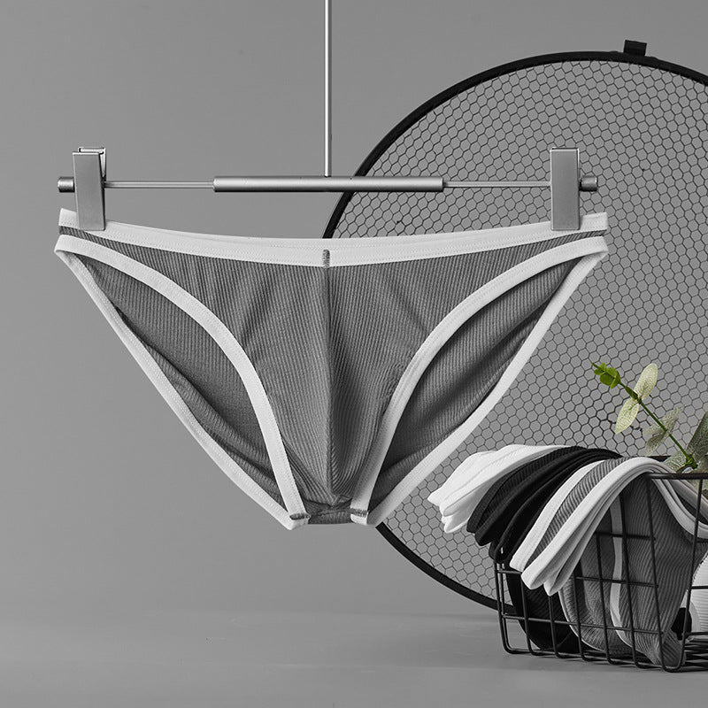 Sous-vêtements en forme de V pour hommes taille simple couche U convex