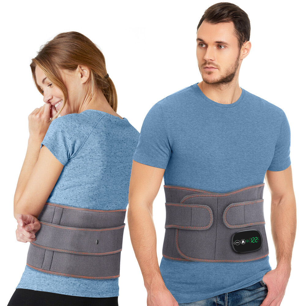 Massage électrique de la ceinture chauffante infrarouge pour soulager la douleur dans le bas du dos