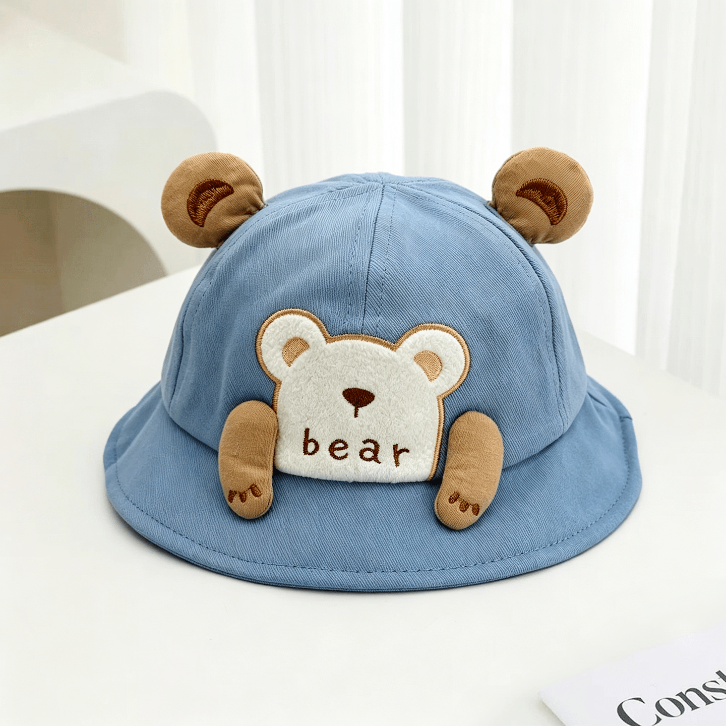 Été Garçons et filles' Brodé Lettre Our Style Modeable et mignon Chapeau de pêche pour