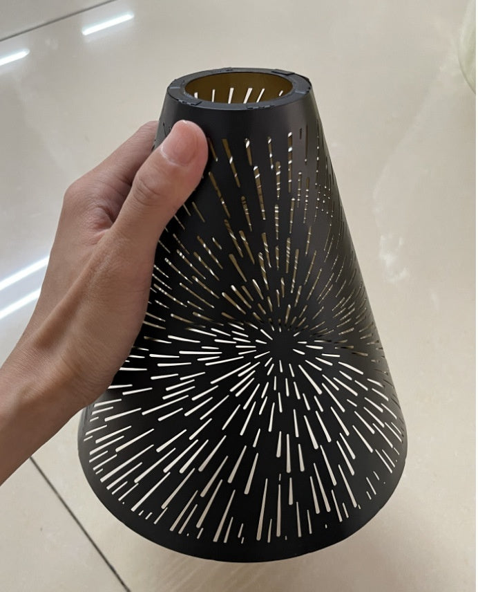 Iron Laser Engraving Square Round Lampshade Shell Accessoires