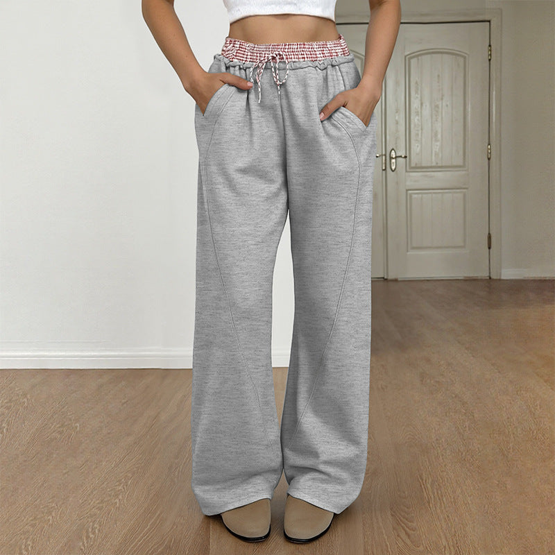 Pantalons à jambes droites Pantalons occasionnels pour femmes