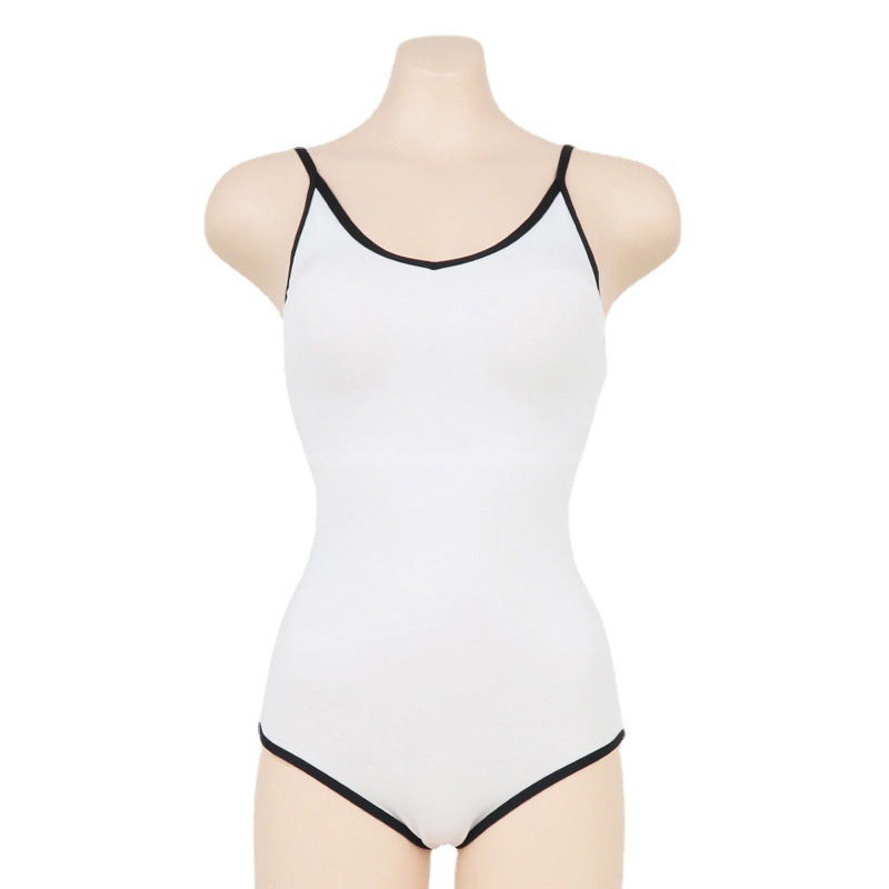 Une seule pièce pour femme Natation Suit Mode simple Petite poitrine Sexy Backless