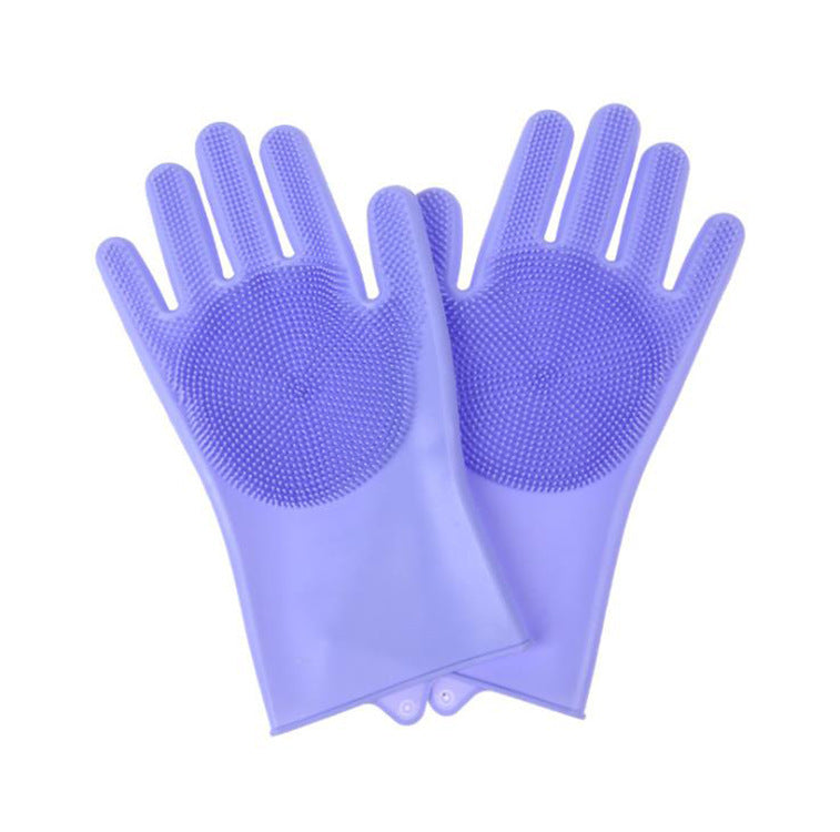 Gants de bain portatifs pour animaux domestiques anti-rayure et anti-Bite