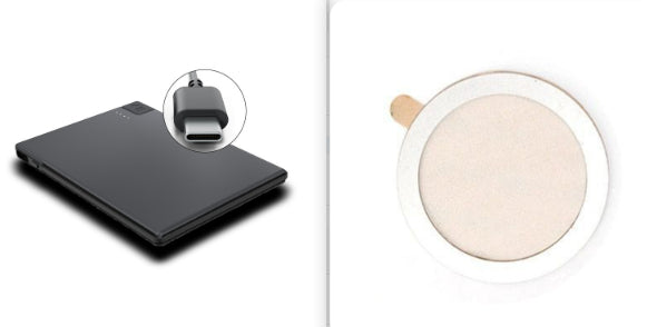 Portable compact ultra-mince avec alimentation mobile par câble