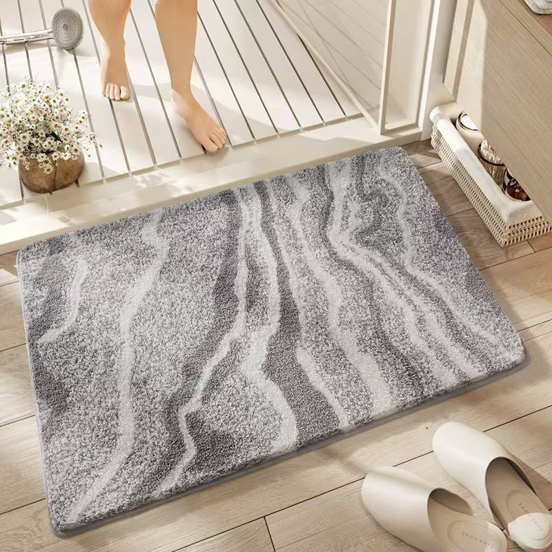 Simple Cashmere-comme anti-dérapant Absorbant baignoire et douche