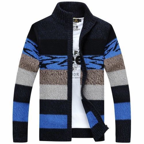 Chandail de cardigan épais pour hommes