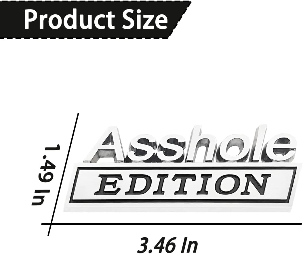 2pcs Emblem Car Decal