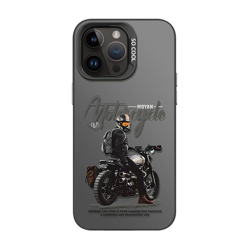 Couverture de protection en argent couleur moto pour hommes