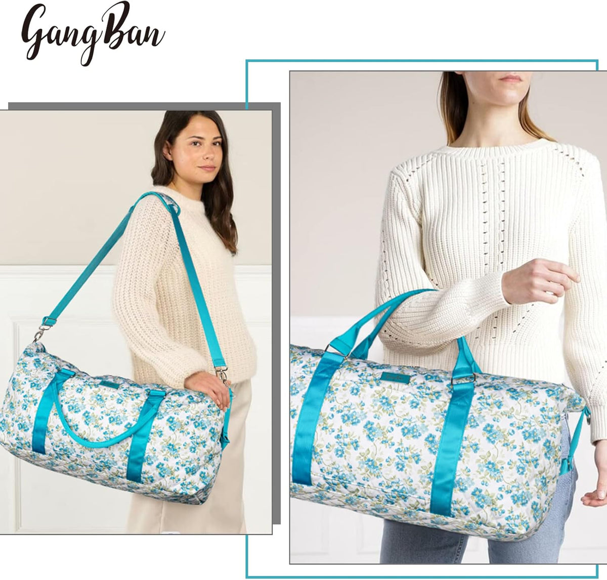 Sac de voyage pour femmes avec trousse de toilette Carry-on nuit et week-end sac pour voyager