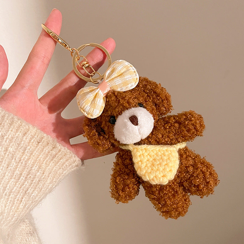 Porte-clés Creative Soft Cute Little Bear Pendentif