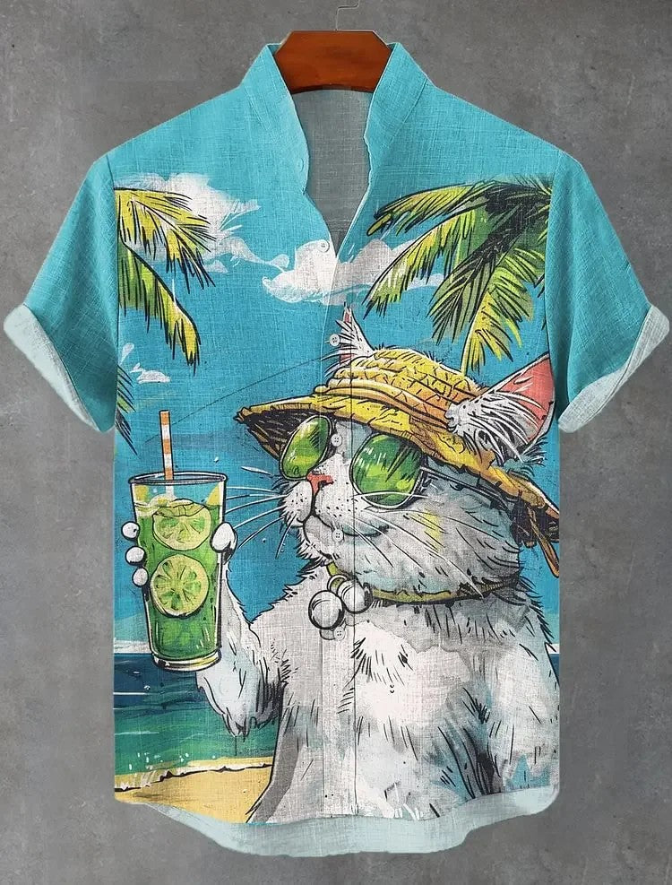 Chemise de plage 3D pour homme