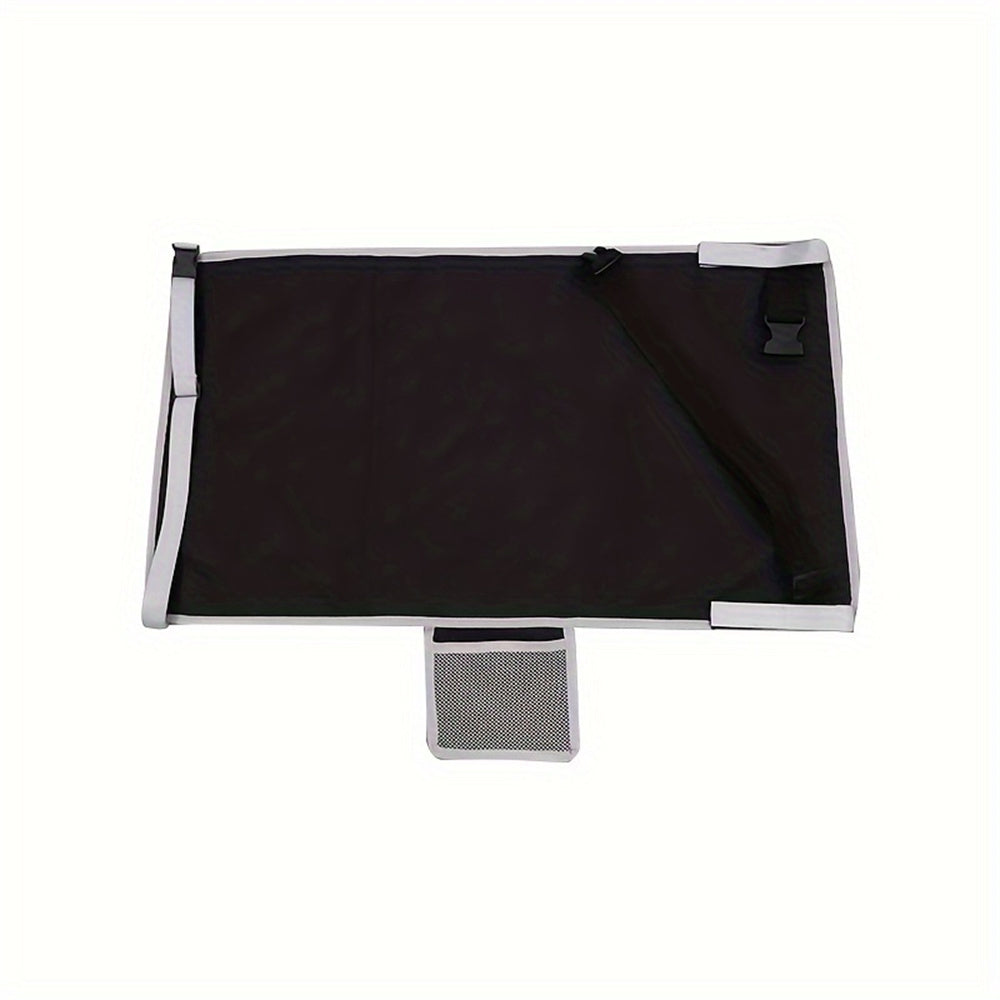 Plaque d'extension de siège d'avion portable - repose-pieds confortable en nylon pour jambe améliorée