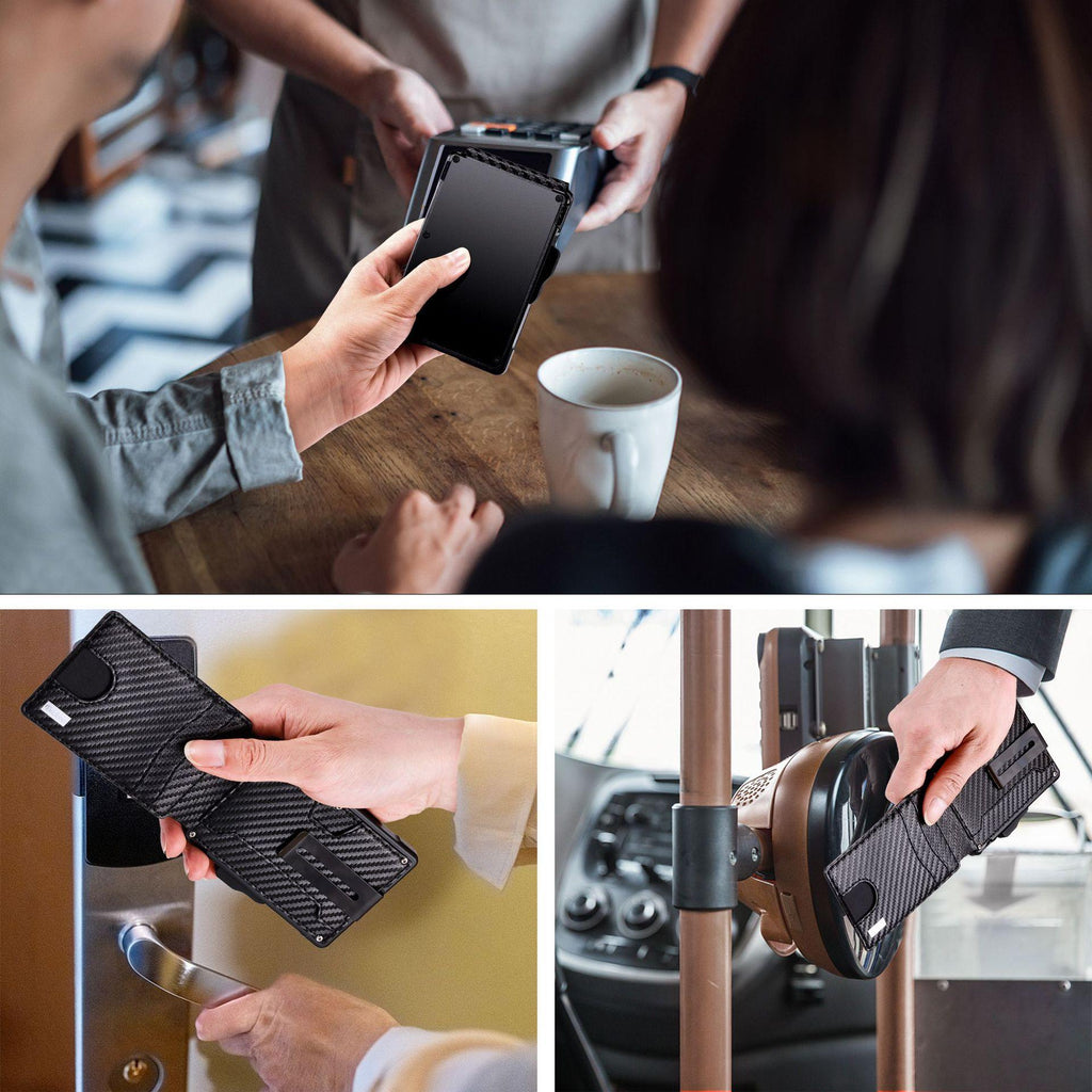Carte de support en aluminium en cuir de fibre de carbone