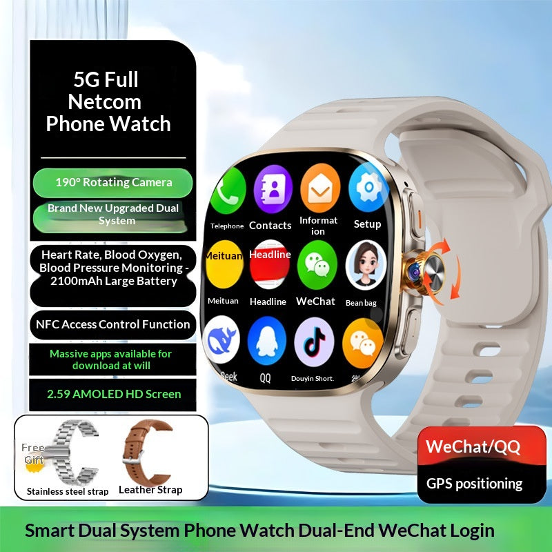 Smart 5G ESIM multi-fonctions Smartwatch Phone