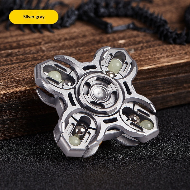 Jouet interactif en alliage d'aluminium spinner Fidget Stress-Relief