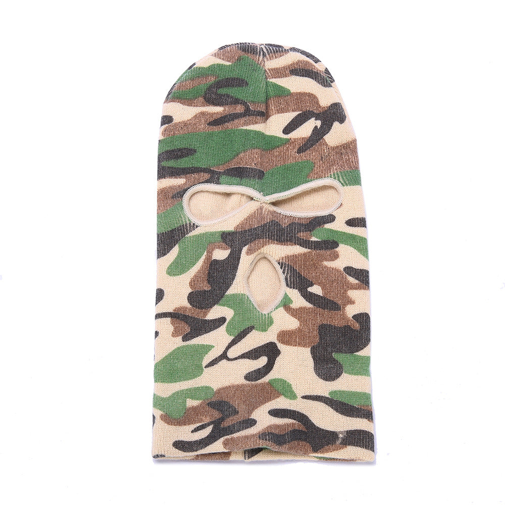 Chapeau à trois trous en camouflage pour hommes