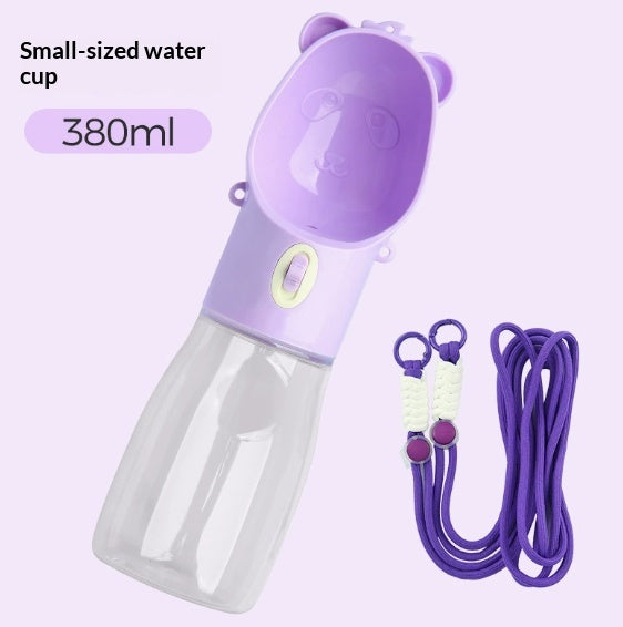 Pet Water Cup Bouteille d'eau Portable Fontaine extérieure pour chiens