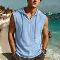 T-Shirt à capuche sans manches homme Casual Summer