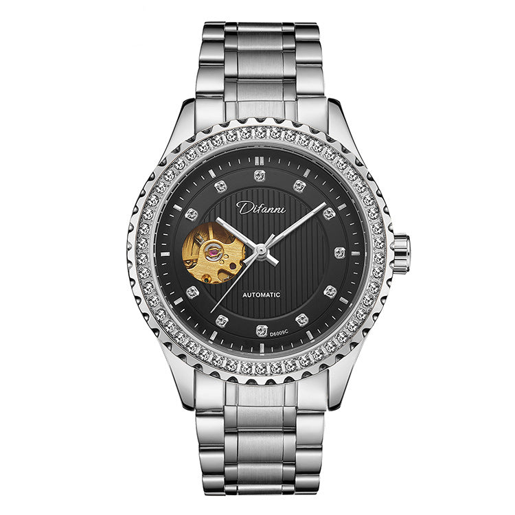 Double Hollow Montre mécanique Diamond hommes haut de gamme