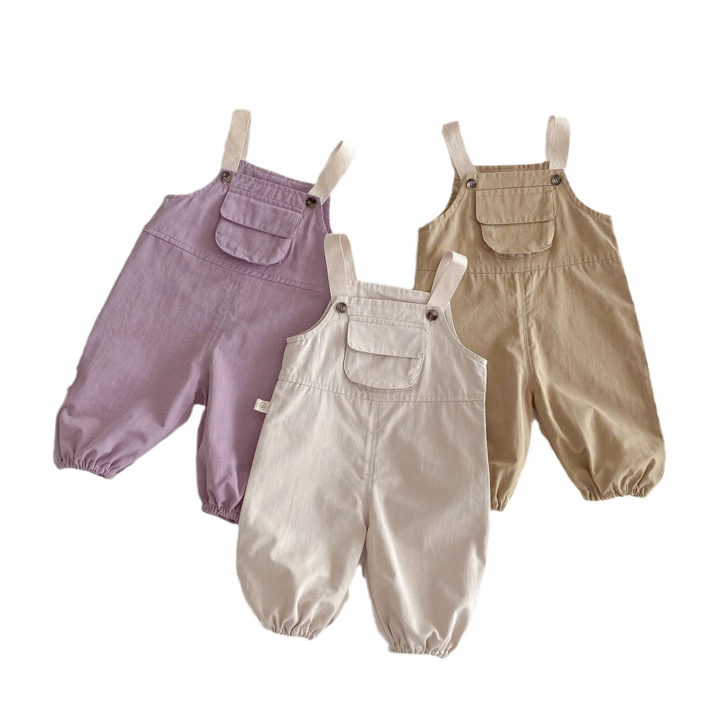 Printemps Filles Western Style Ensembles Bébé Contraste Couleur Garçons Style coréen Pantalon