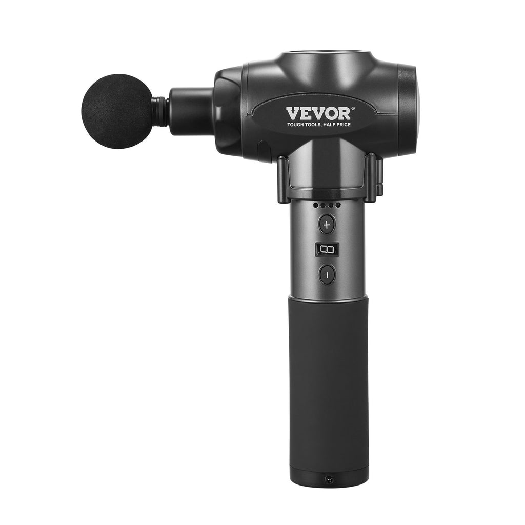 Gun de massage VEVOR Tissu profond avec 9 niveaux de vitesse et 6 têtes de massage