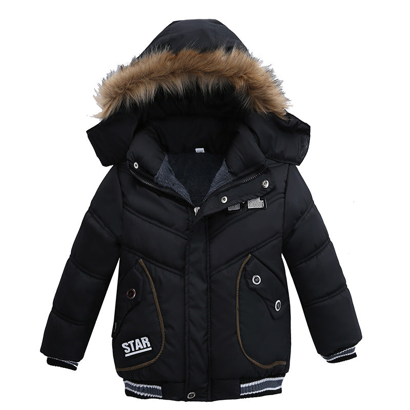 Vestes en coton pour petits et moyens garçons