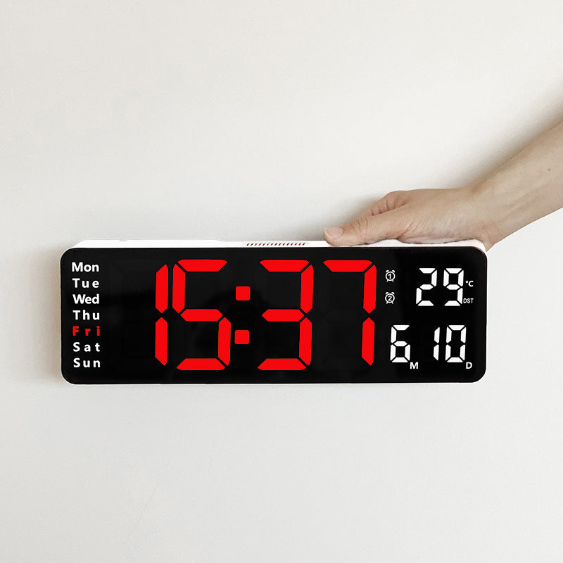 13 pouces simple assis et pendu double usage horloge salon grande police