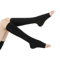 Classe médicale de classe II Compression Chaussettes de soutien des jambes de couleur unie