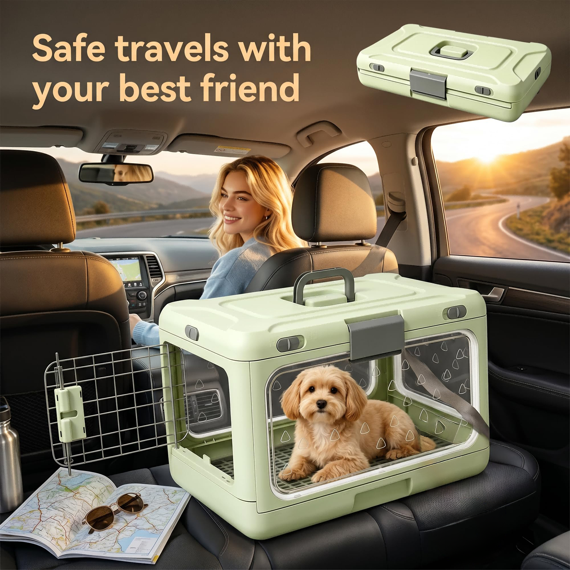 Porte-chats pliables